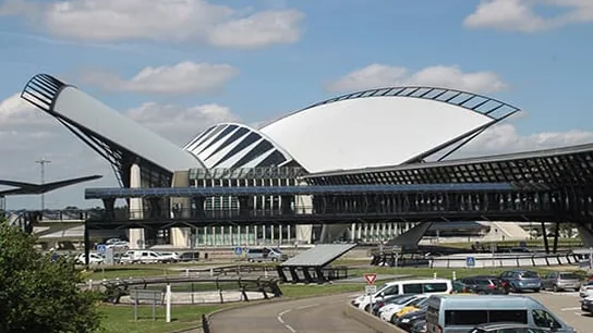Exterior architecture of Lyon Saint-Exupéry