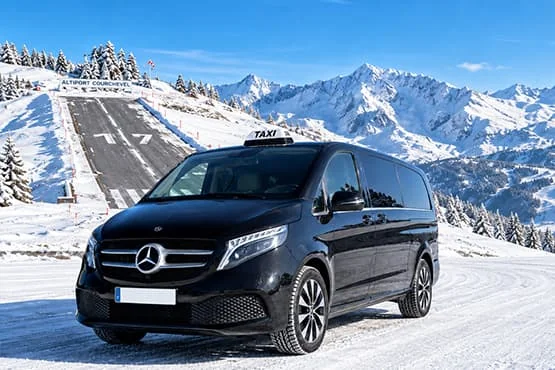 Transferts Aéroport Courchevel chauffeur privé vtc taxi Courchevel Savoie